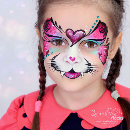 Kinderschminken_Vorlagen; Schminkfarben_kaufen_Schweiz; Kinderschminken_Kurse; Svetlana_Keller; Ballonmodellieren; Ballonmodellage; Airbrush_Tattoos; einfach; Katze