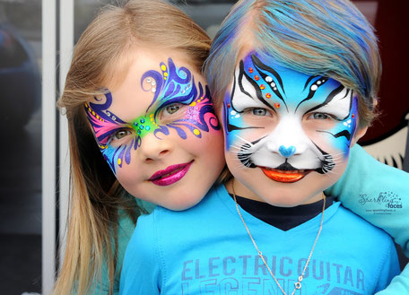 Kinderschminken_Vorlagen; Schminkfarben_kaufen_Schweiz; Kinderschminken_Kurse; Svetlana_Keller; face_painting; Ballonmodellieren; Ballonmodellage; Airbrush_Tattoos; einfach; Tiger