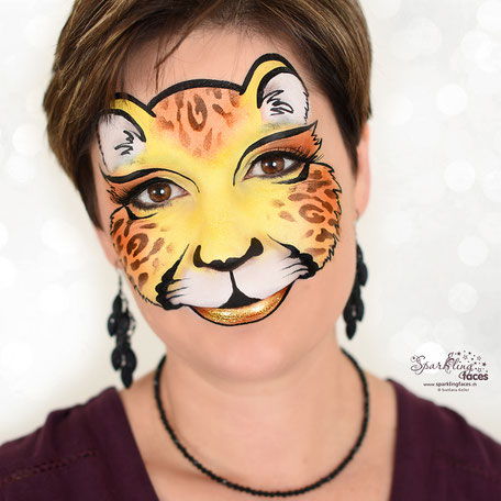 Kinderschminken_Vorlagen; Schminkfarben_kaufen_Schweiz; Kinderschminken_Kurse; Svetlana_Keller; face_painting; Ballonmodellieren; Ballonmodellage; Airbrush_Tattoos; einfach; Tiger