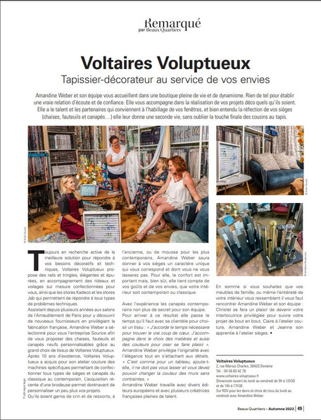 Beaux quartiers septembre 2022