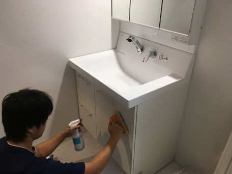 洗面台コーティング