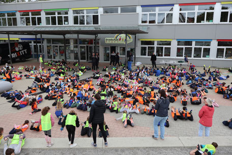 Alle Kinder machten begeistert mit