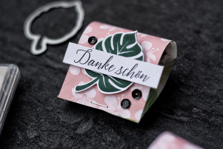 Stampin Up Schmetterlingsglück stempelnd durchs Jahr Goodie Verpackung basteln Stempeln selbermachen Designerpapier
