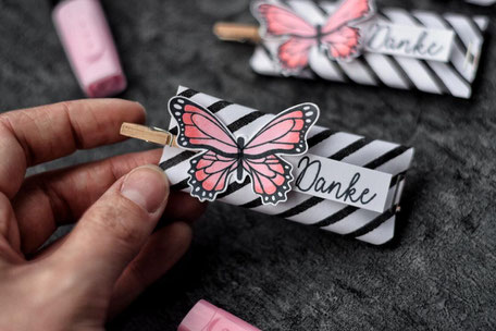 Stampin Up Schmetterlingsglück stempelnd durchs Jahr Goodie Verpackung basteln Stempeln selbermachen Designerpapier