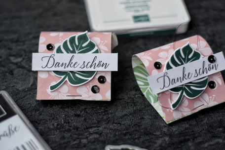 Stampin Up Schmetterlingsglück stempelnd durchs Jahr Goodie Verpackung basteln Stempeln selbermachen Designerpapier