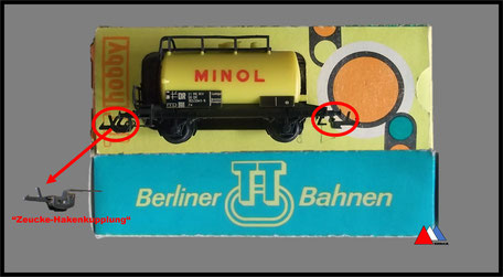 Kesselwagen 2 Achsen Minol. 