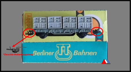 Behältertragwagen 2 Achsen Kohle. 