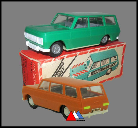 Wartburg Touring Verschiedene Ausführungen VEB Plasticart 197X-198X.