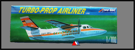   VEB Plasticart Zschopau (Nu-Bee Licentie) L- 410 schaal 1:100 Modellbau. 