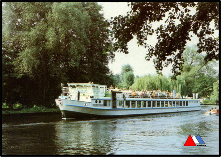 Postkaart Ms Friedrichshain Köpenick Müggelspree Verlag Bild und Heimat 1987.