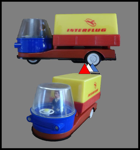 Interflug (Fantasie) Transport frictie circa 1:43 1965-1970 MSB   .