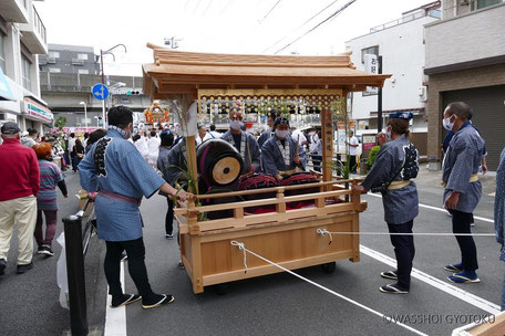 地元・湊の湊囃子連