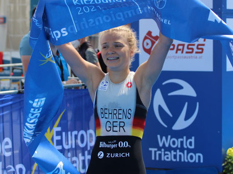 ule Behrens Triathlon-Europameisterin Supersprint-Distanz Juniorinnen