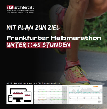 Halbmarathon-Trainingsplan Zielzeit unter 1:45 Stunden