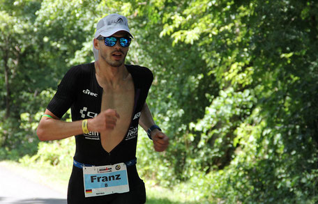 Franz Löschke beim Ironman Frankfurt