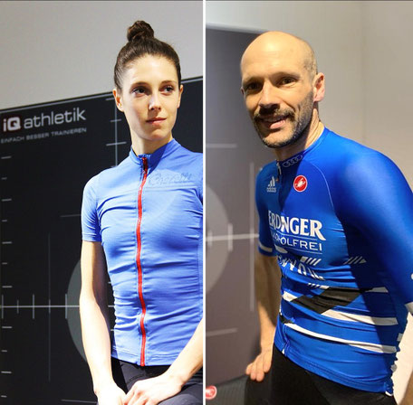 Julia und Patrick Lange im Trainingsinstitut iQ athletik