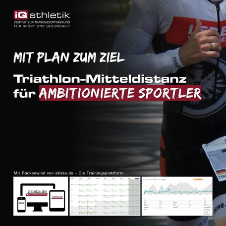 Triathlon-Trainingsplan für ambitionierte Sportler auf der Mitteldistanz