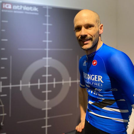 Ironman-Weltmeister Patrick Lange bei der Leistungsdiagnostik