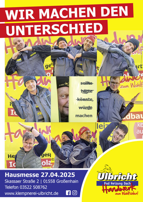 Hausmesse Ulbricht am Sonntag 27. April 2025