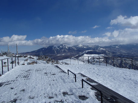 車山　スノーシュー　登山　ガイド　ツアー