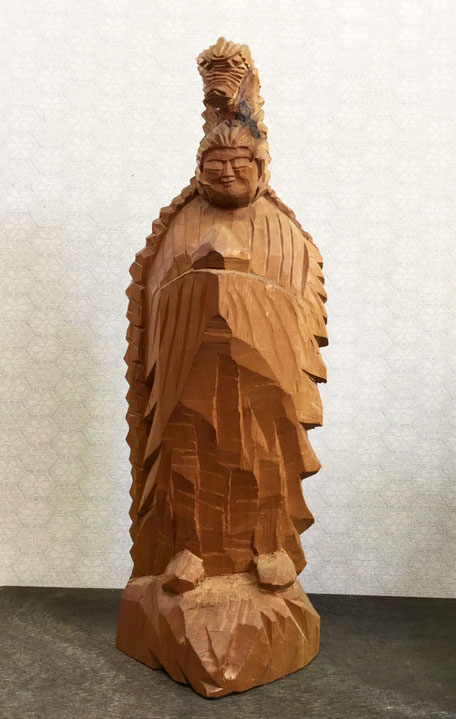 円空仏 のこし 神像（男神・女神）セット