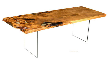 Limited Kauri Wood Table Exquisite Designer Dining Table