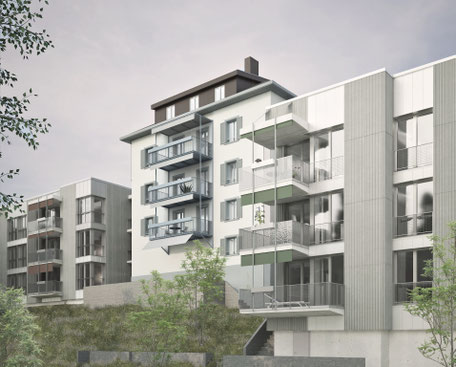 A (Neubau) B (Altbau) C (Neubau)