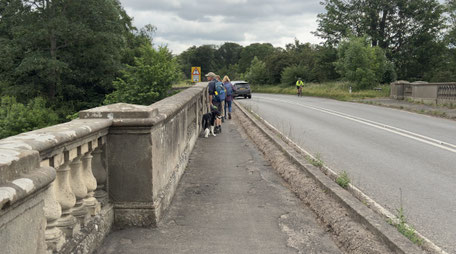 Start at Atcham bridge and B5061