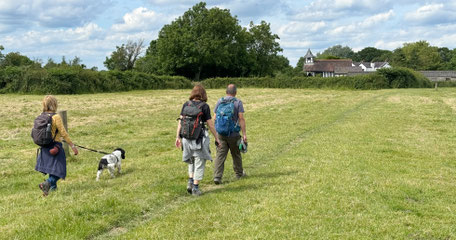 ... and ends at St Peter's Church, Melverley
