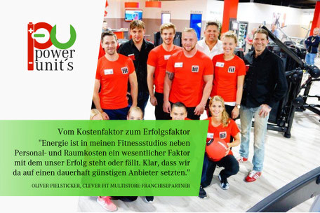 In Fitnessstudios ist Strom und Gas, eine von 4 wesentlichen Kosten.