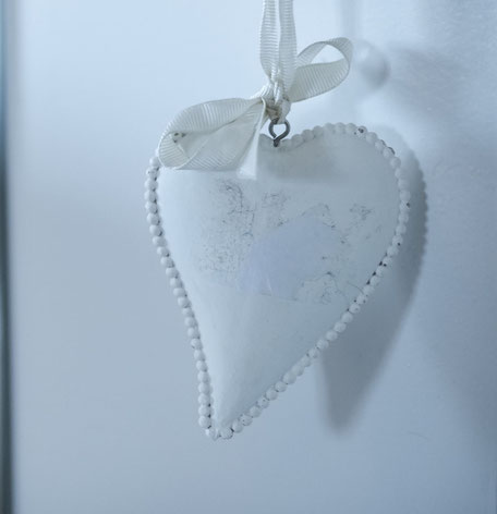 décoration cœur ruban
