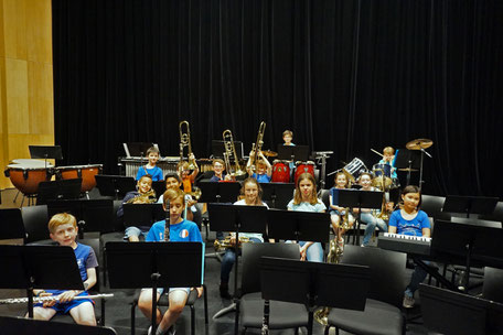 Ecole de musique EMC à Crolles - Grésivaudan : musiciens lors d'un concert à l'espace Paul Jargot