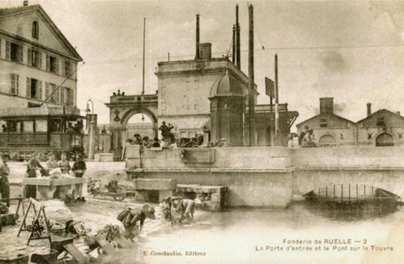 Carte postale éditée antérieurement à la construction du terre-plein.