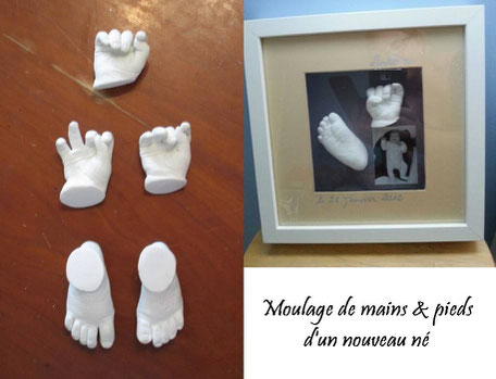 Moulage mains famille - Atelier empreinte corporelle - Moulage