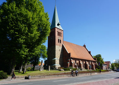 Blick auf die St. Nicolai-Kirche Sulingen