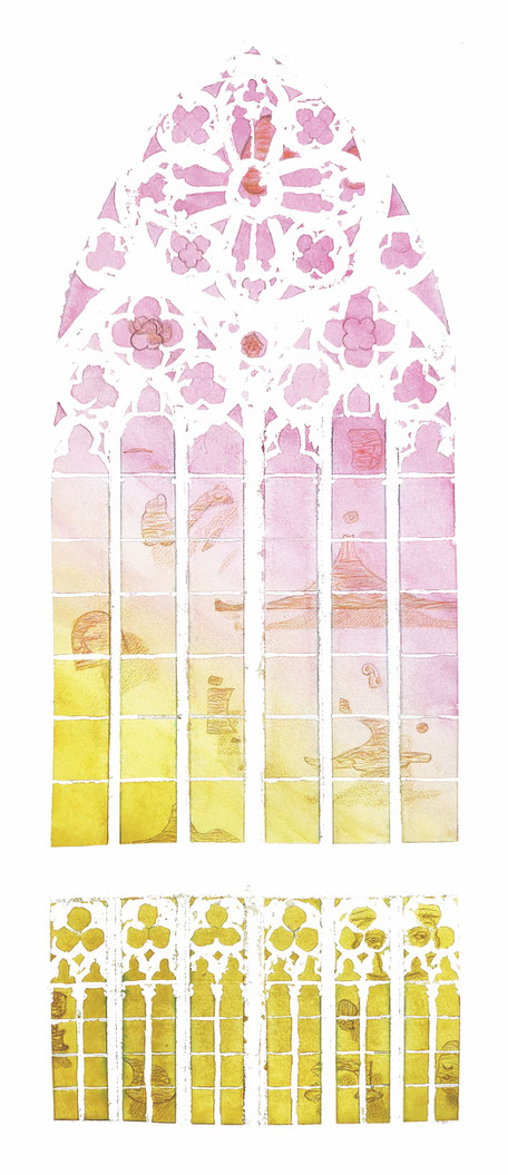 Aquarellskizze von Roy Mordechay