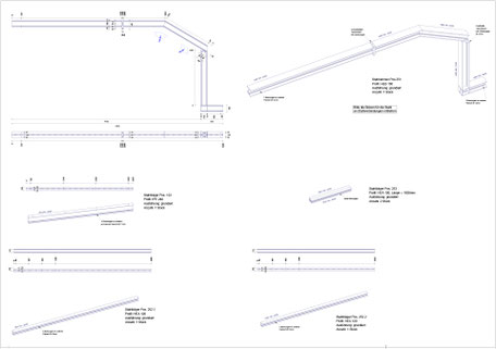 Fertigungsplan Stahlbauteile