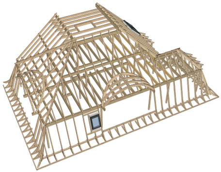 Dachstuhl Denkmalschutz in Münster 