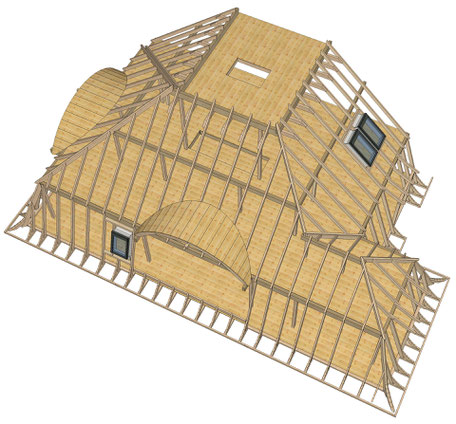 Dachstuhl Denkmalschutz in Münster 