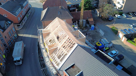 Dachstuhl Luftbild 