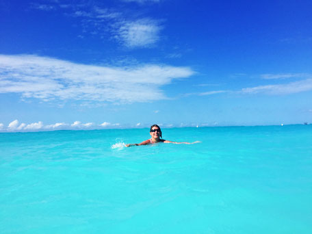 Turks et Caïcos /Providentiales /Baie de Grace (Grace bay beach) /Bahamas 