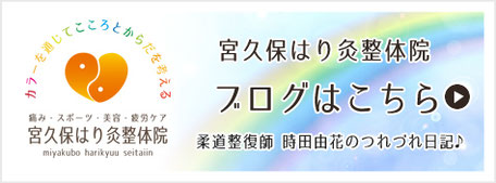 宮久保はり灸整体院　時田由花のつれづれ日記♪