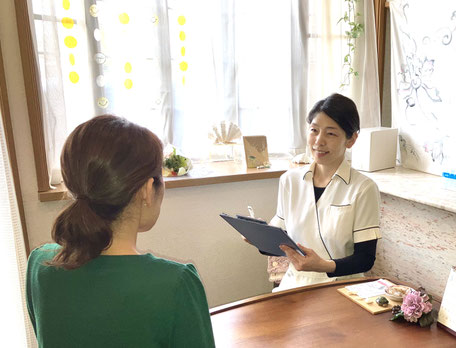 水戸市の整体院　女性整体師　問診