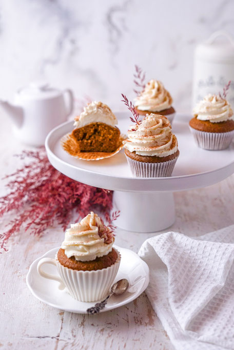 Kürbiscupcakes