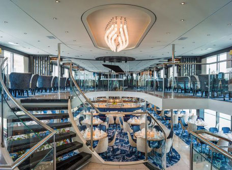 Das Atrium auf dem Flusskreuzfahrtschiff nickoVISION