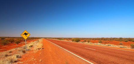 Australien Känguru Schild 2025