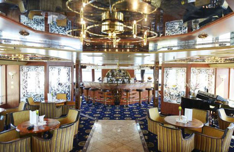 Panoramasalon auf dem Flusskreuzfahrtschiff MS Thurgau Saxonia 2025