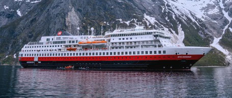 MS Finnmarken von Hurtigruten 2025