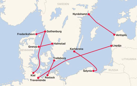 Stena Line Route Schweden 2025