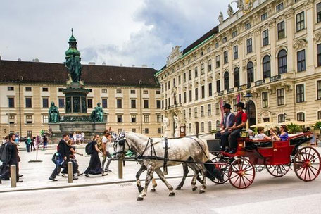 Kutsche in der Hofburg zu Wien 2025
